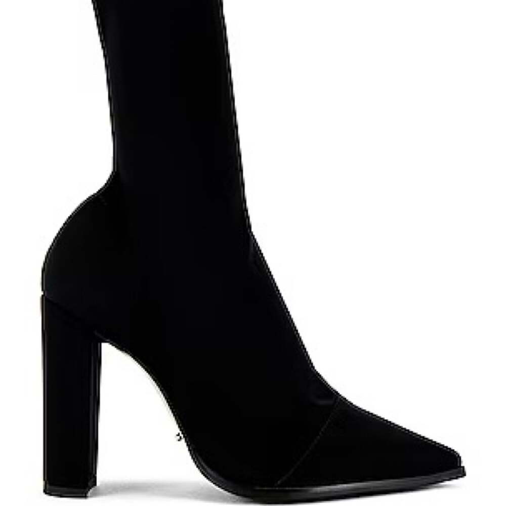 Tony Bianco Sleek Black Lila Booties Size 6
